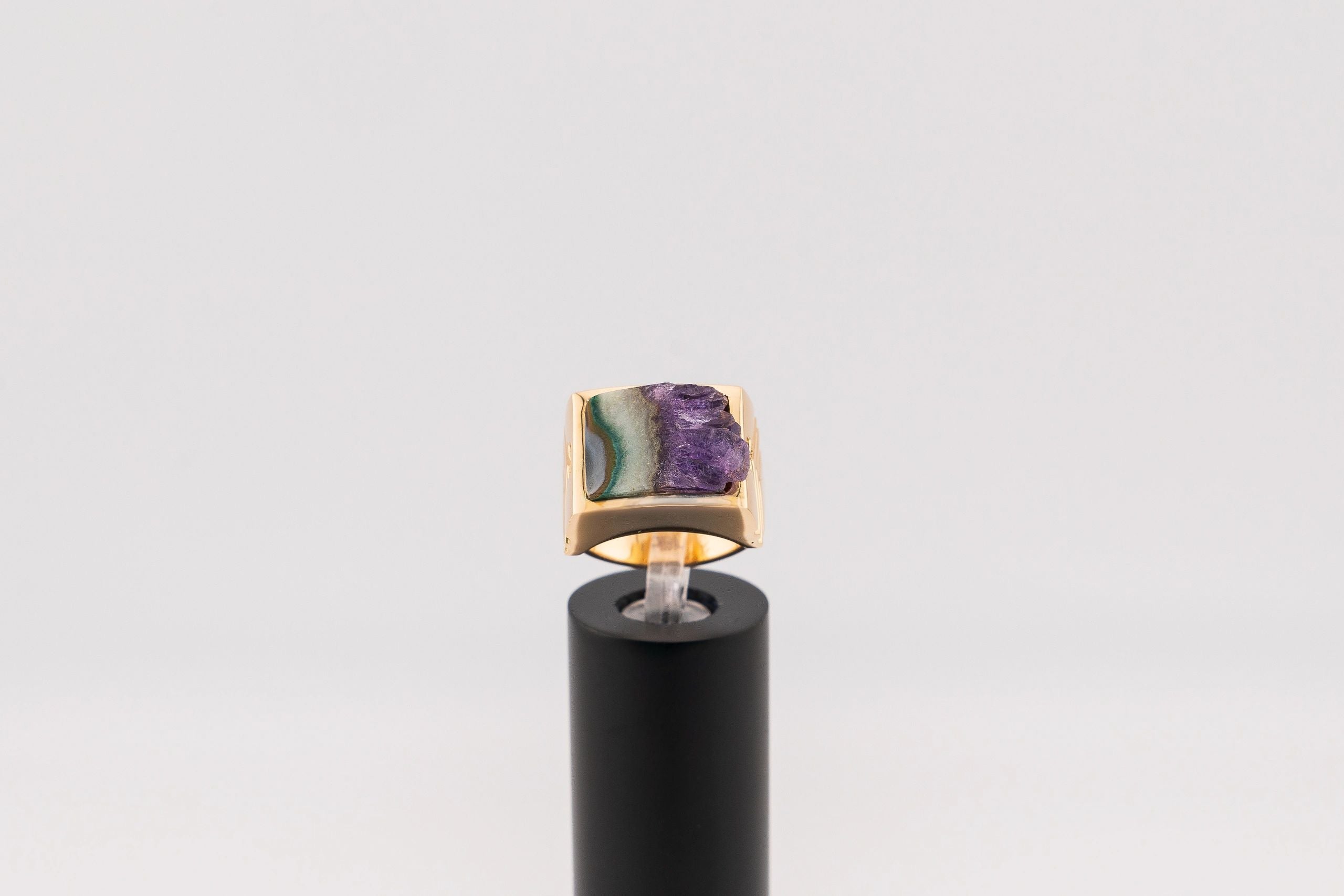 Transformation — Unisex Amethyst Ring
